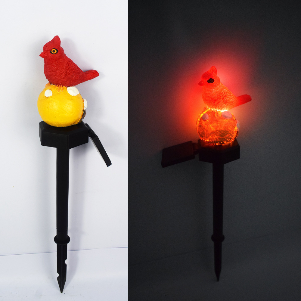 源头厂家太阳能草坪灯树脂工艺品地插灯LED花园庭院景观装饰