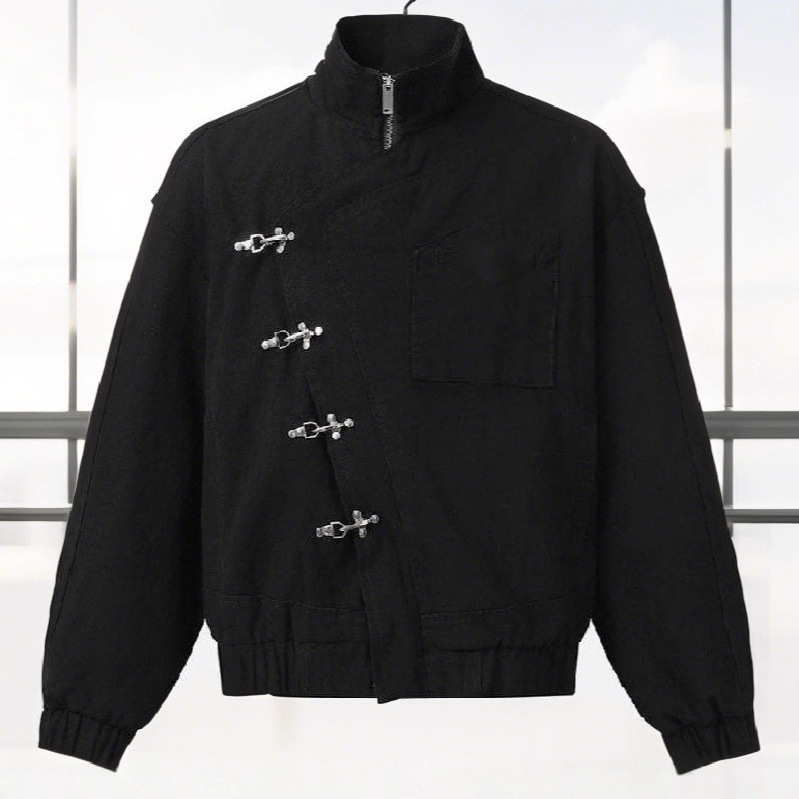 Cross-Border Women's American-Style Jacket 2026 Autumn and Winter New Street Fashion High Street Personalized Design Women's Leather Jacket Retro