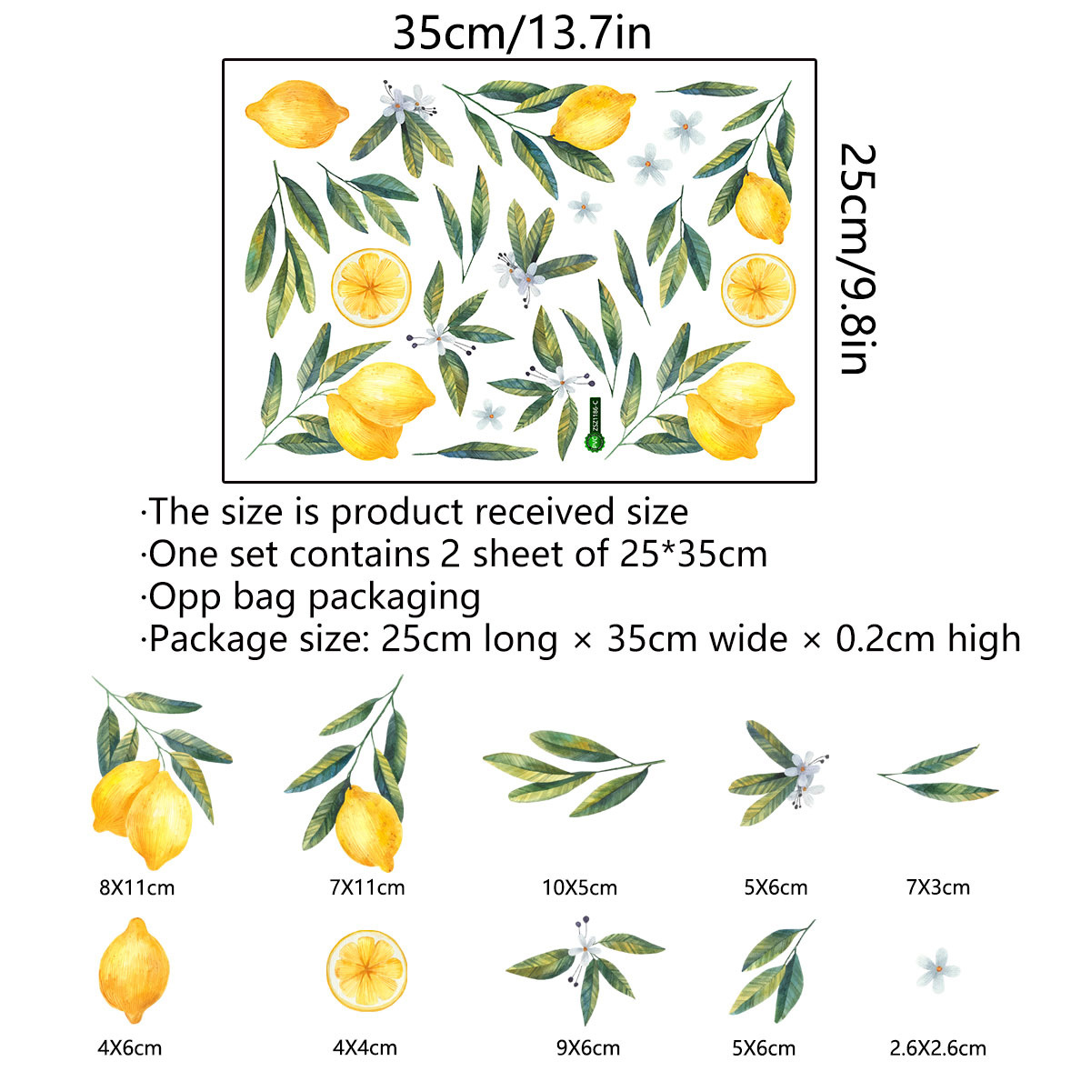 25*35cm*2pcs