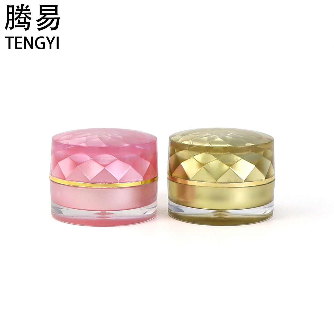 上新5/10g钻石花纹盖膏霜瓶甲油胶罐乳霜面霜分装瓶小样瓶