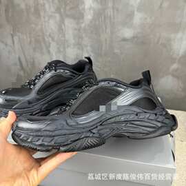 跨境现货新款巴家纯原老爹鞋女网面透气厚底增高复古休闲运动鞋男