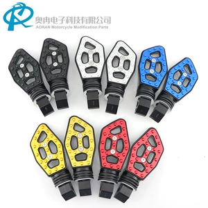 Motorcycle modification accessories: aluminum alloy footrests, rear anti-slip footrests, universal footrests for men's motorcycles