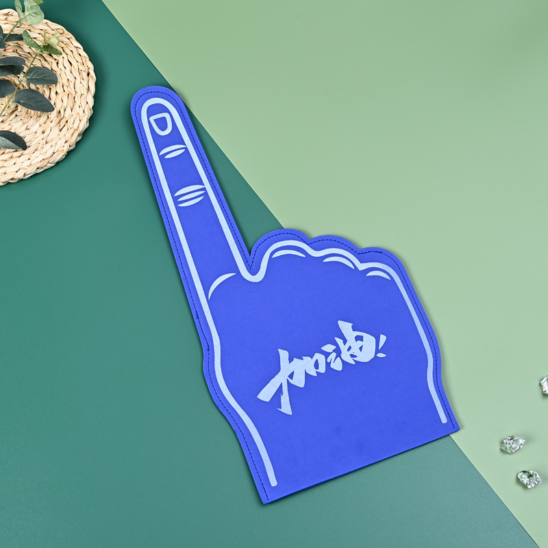 Suministro directo de fábrica Eva Palma porristas aplaudiendo mano alegría apoyos guantes de espuma guantes de dedo