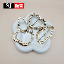 不规则咏衣内衣日字扣 服饰箱包金属调节扣松紧扣 三档扣配件