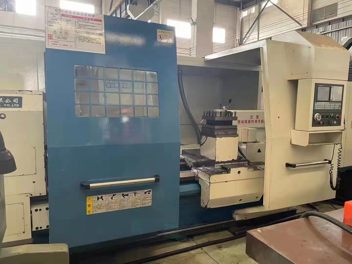 出售二手安阳鑫盛CK61125x1.5米数控卧式车床二手数控车二手车床
