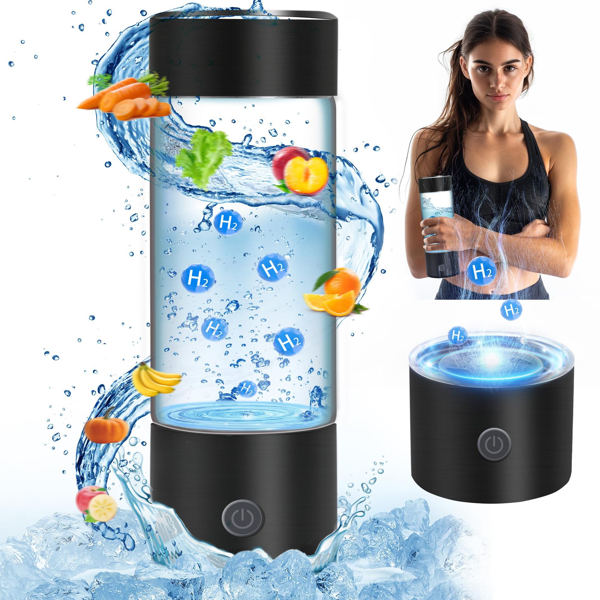Factory wholesale portable hydrogen -rich water cup Smart high…