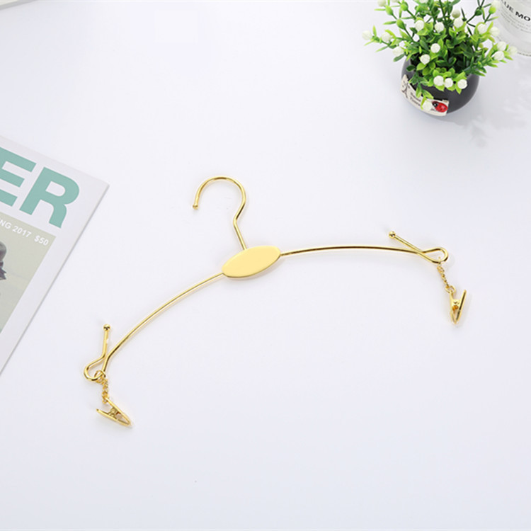 Inner Clothes Hanger Bra Underwear Clothes Hanger Metal Rose Gold Shorts Bra Clip Supermarket Shopping Mall Display Clothes Brace