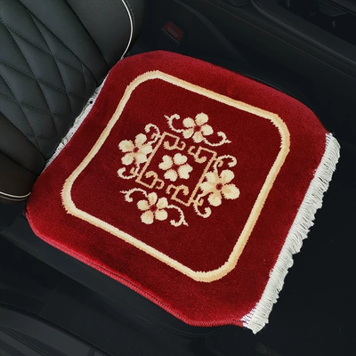 Wool pad Universal - red-plum-blossom-single-seat-super-soft-encrypted-anti-slip