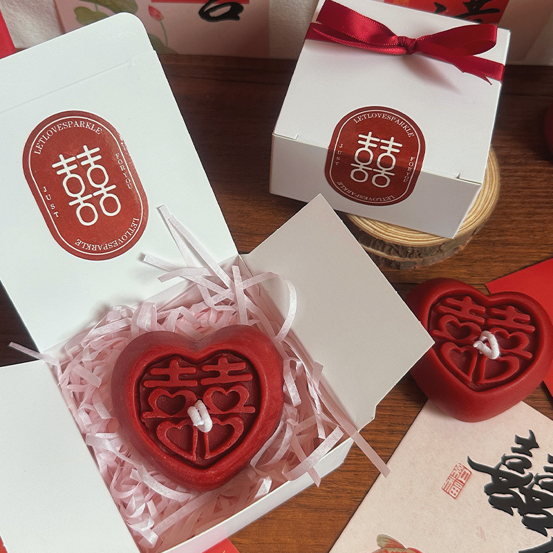 新しいスタイルの竜鳳呈祥の新しい結婚式の結婚式の赤い香薫のろうそくの結婚の婚約用品の結婚の部屋は件を飾って友達に送ります。|undefined