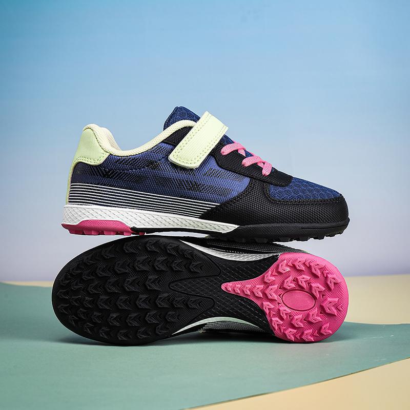 Zapatillas de Fútbol con Tacos Multitaco para Niños 30-38 Malla y Caucho Ligero para Terreno Escolar image 3