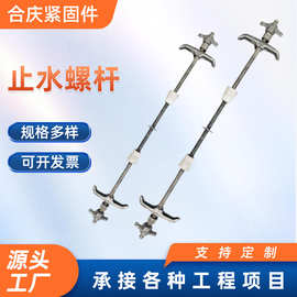 三段式止水螺杆对拉丝杆可拆卸建筑套筒防水对拉螺栓通丝螺杆