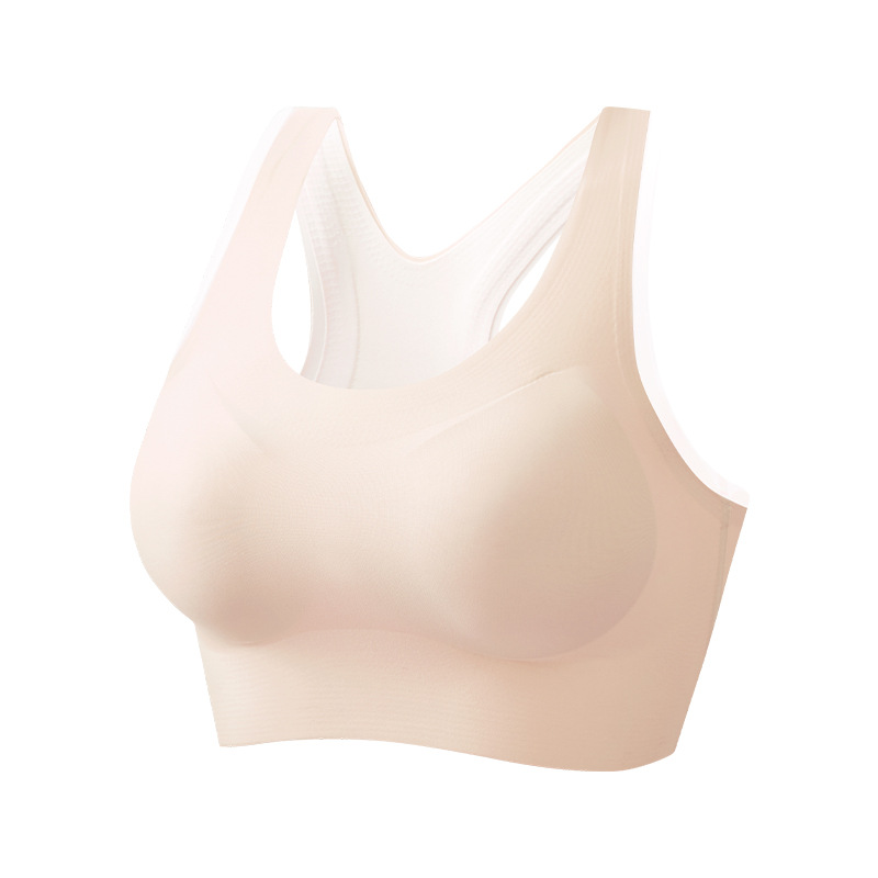 Hermoso sujetador de yoga con espalda, posavasos fijos, ropa interior deportiva integrada a prueba de golpes, chaleco ajustable para correr y fitness