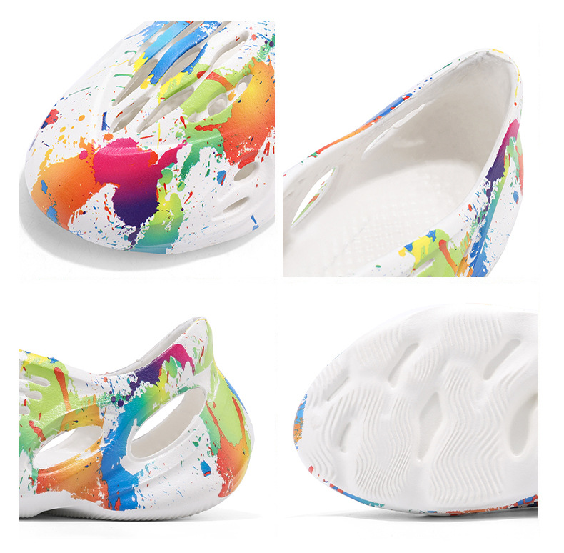 Sandali romani da esterno di tendenza Instagram con nuovo buco mimetico estivo oversize per scarpe da spiaggia da uomo_voghion.com