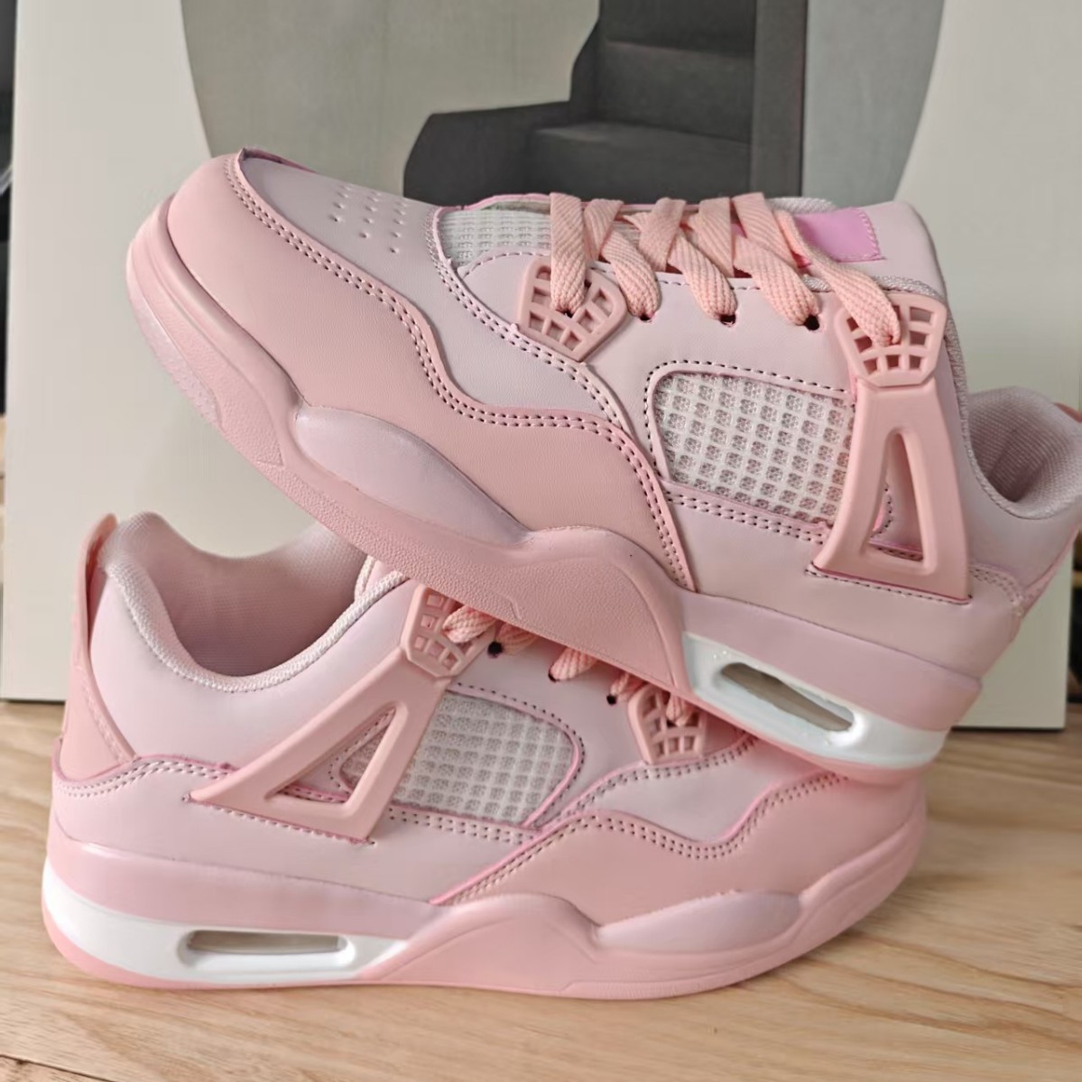 夏季2025新款百搭休闲厚底情侣气垫轻便跑步黑白低帮板鞋运动鞋