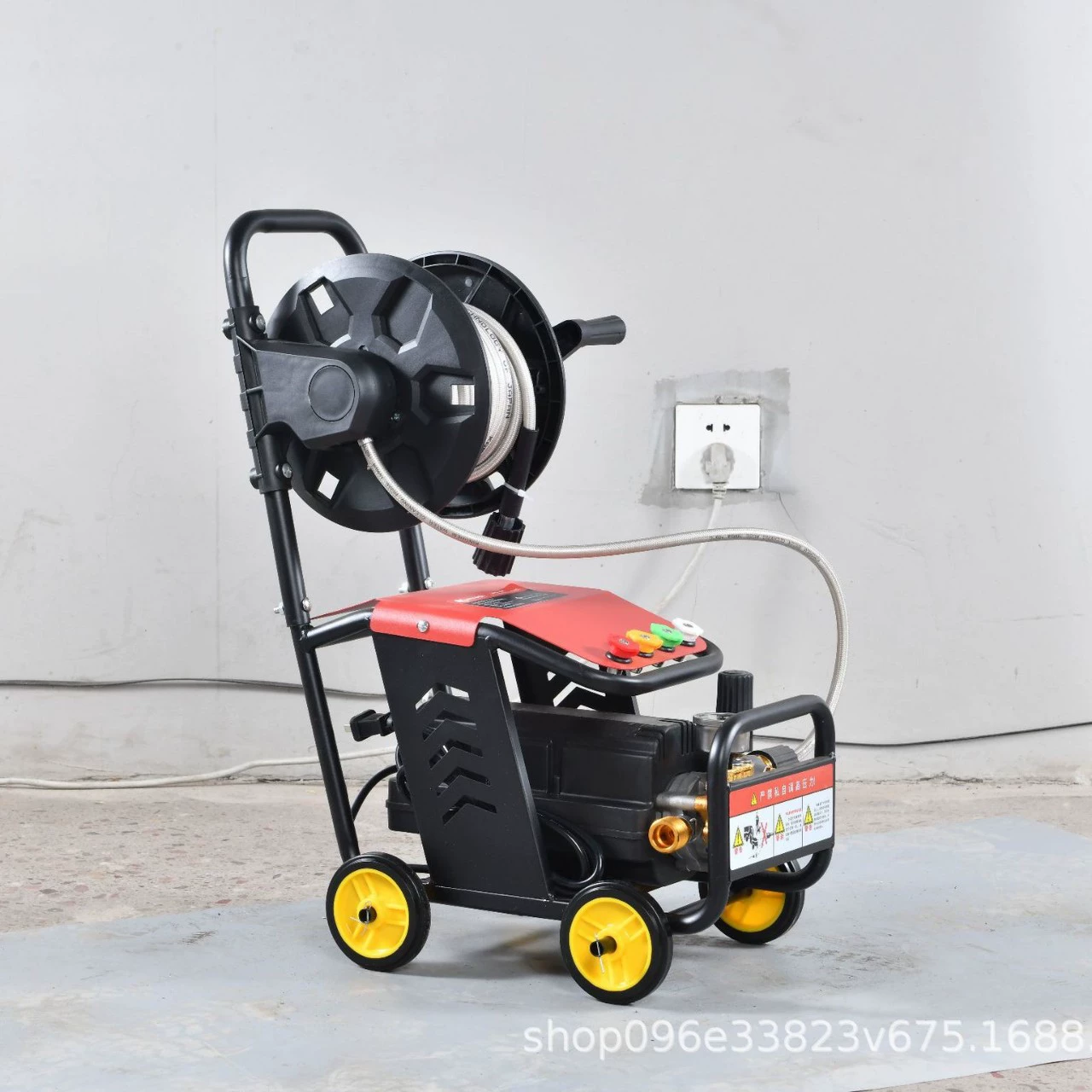 Коммерческая машина для мойки автомобилей, 220 В, сверхвысокого давления, мощная машина для очистки, щетка для автомойки, автомобильный насос, промышленный водяной пистолет