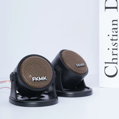 1.5inch Car Tweeter Car horn/tweeter - gold-pair-price-dual-speakers-universal