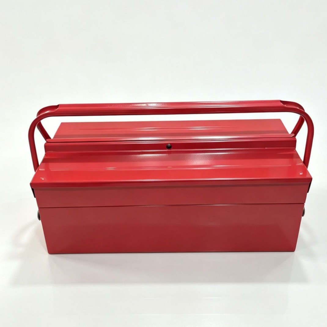 Fábrica directa caja de herramientas de hardware caja de herramientas de hierro al por mayor reparación de automóviles caja de herramientas multifuncional doméstica