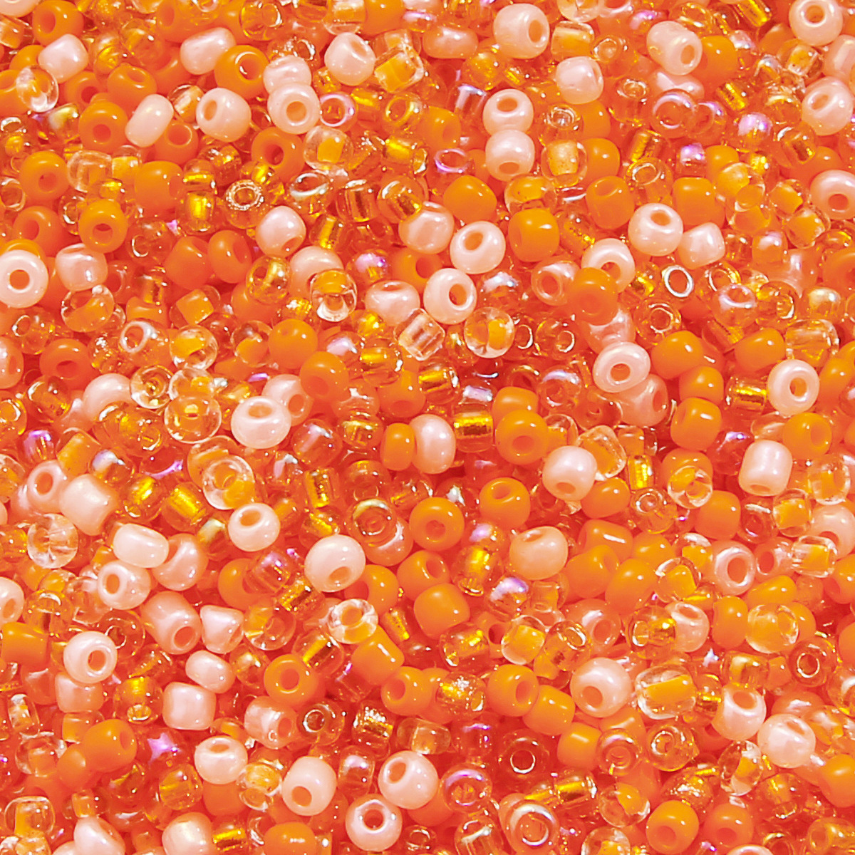 40# 3mm orange-red color, 5 specified mixed colors, 30g/pack, about 1000 pieces