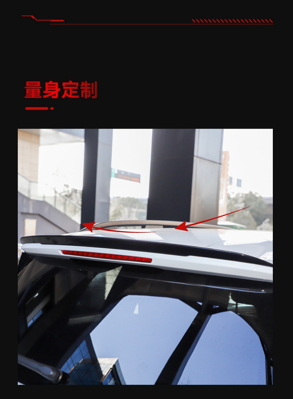 Applicable to 2019 Mercedes-Benz glb x247 glb 180 200 glb35 amg top wing tail cross-border modification
