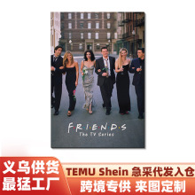 跨境专供帆布画海报美剧人物客厅装饰画玄关挂画工厂批发高清画芯