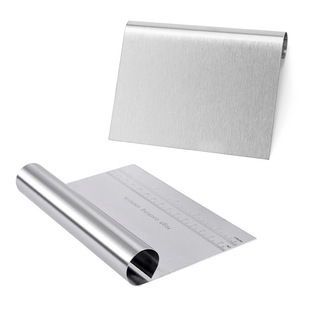 Stainless Steel Dough Cutting Knife, Churro Scraper, Pizza Steamed Bun Bread Dough Baking Slicing Tool, Rice Noodle Scraper