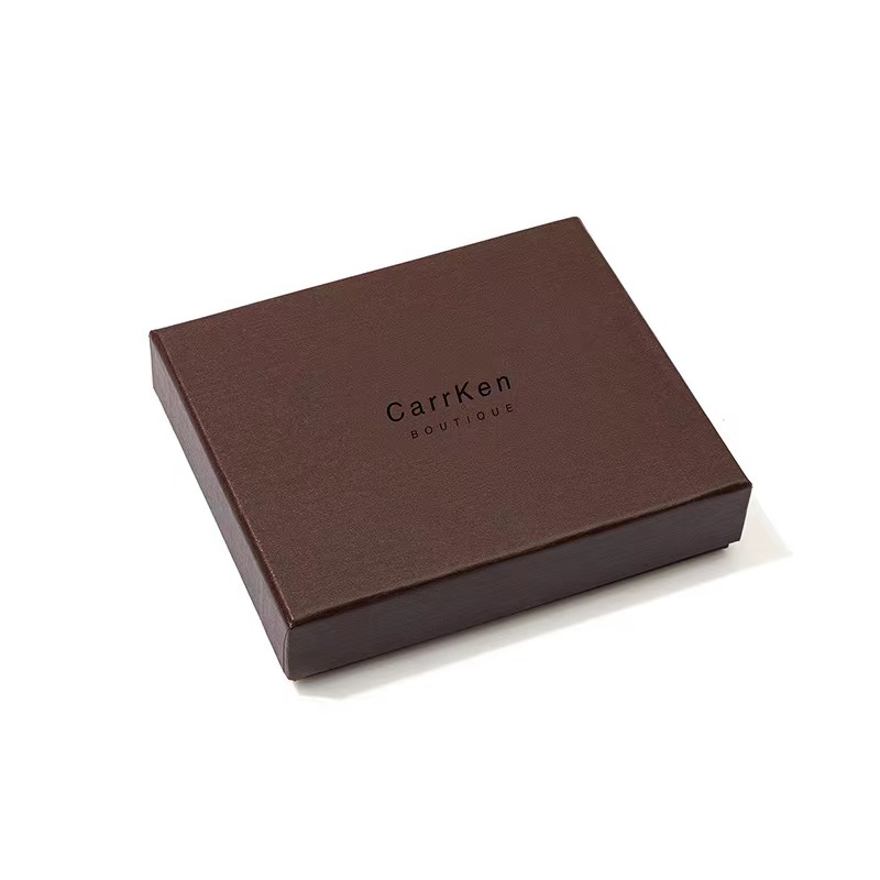 男士中短长款纯色美观时尚钱包礼盒现货批发一件代发纸箱包装