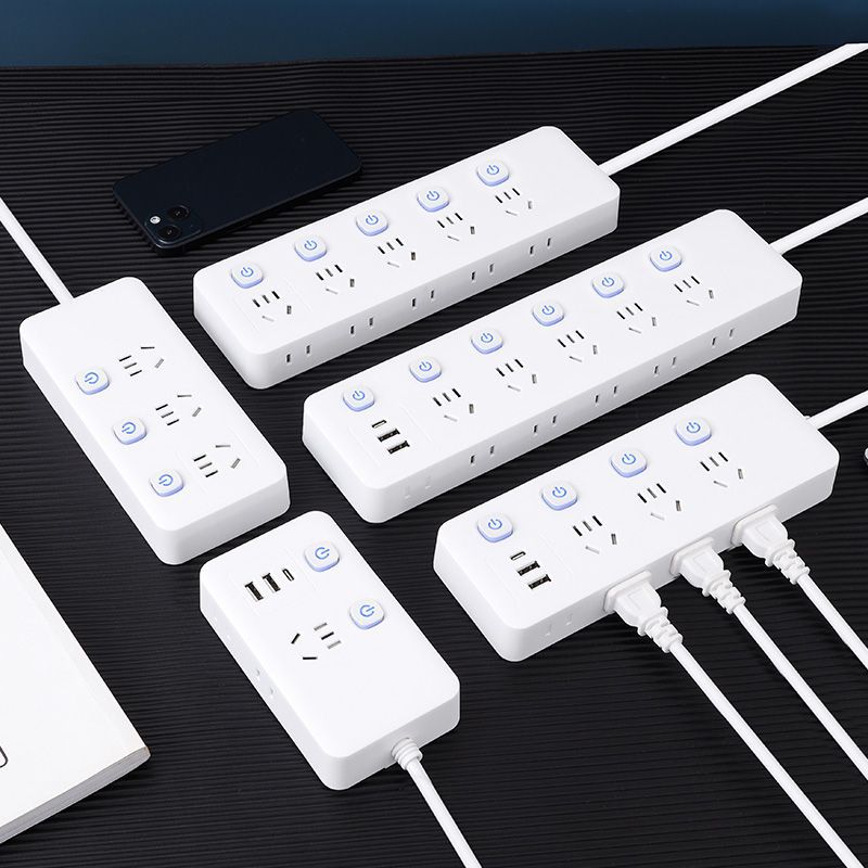 新国标usb插座家用宿舍插排接线板多孔位智能多功能排插插头插口