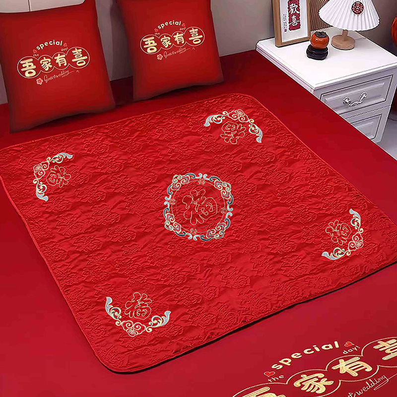 Mujeres de boda almohadilla de boda almohadilla de boda almohadilla de boda almohadilla de bordado de 100 fu para aumentar el cojín de la habitación de la boda edredón