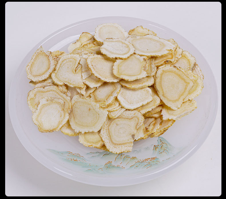 American Ginseng Slices (Panax quinquefolius) — Changbai Mountain Dried Root Slices, 120g Jar preparation