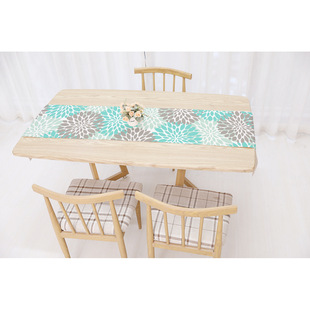 New Style Printed Table Flag Geometric Series Table Flag Modern Simple Coffee Table Shoe Cabinet Dust Cover Cloth White Linen