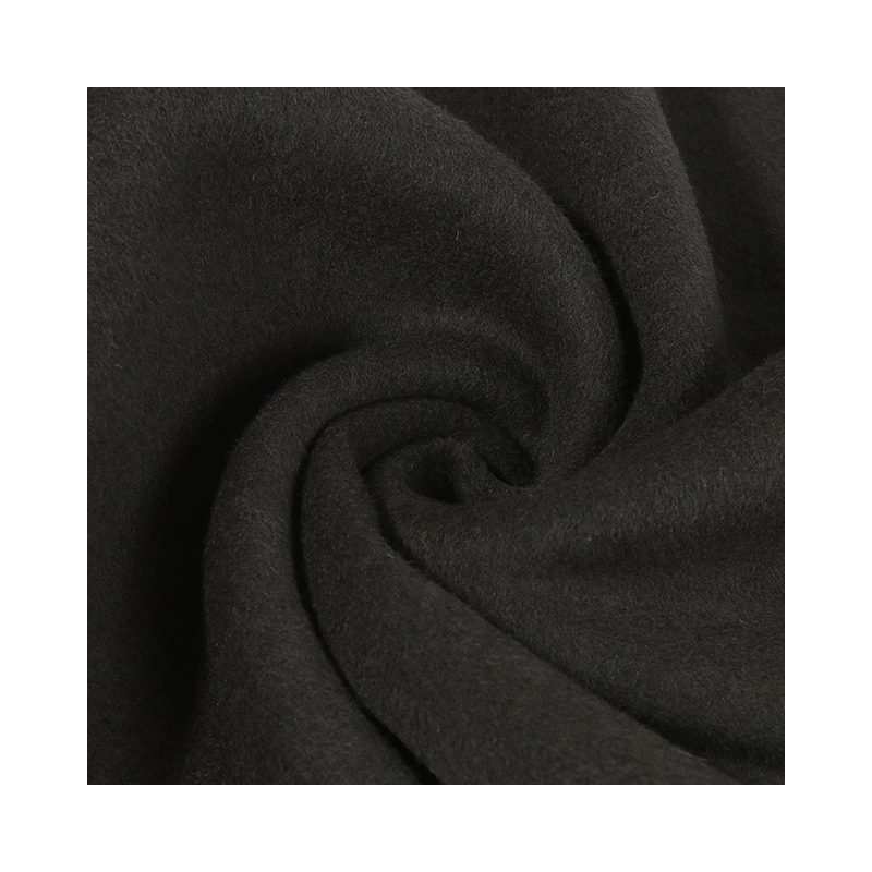 Double-sided woolen coat, woolen demi-season cloth