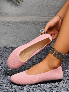 O 95158 Women's Round Toe Flats �A�^ƽ��Ь �羳�W�����R