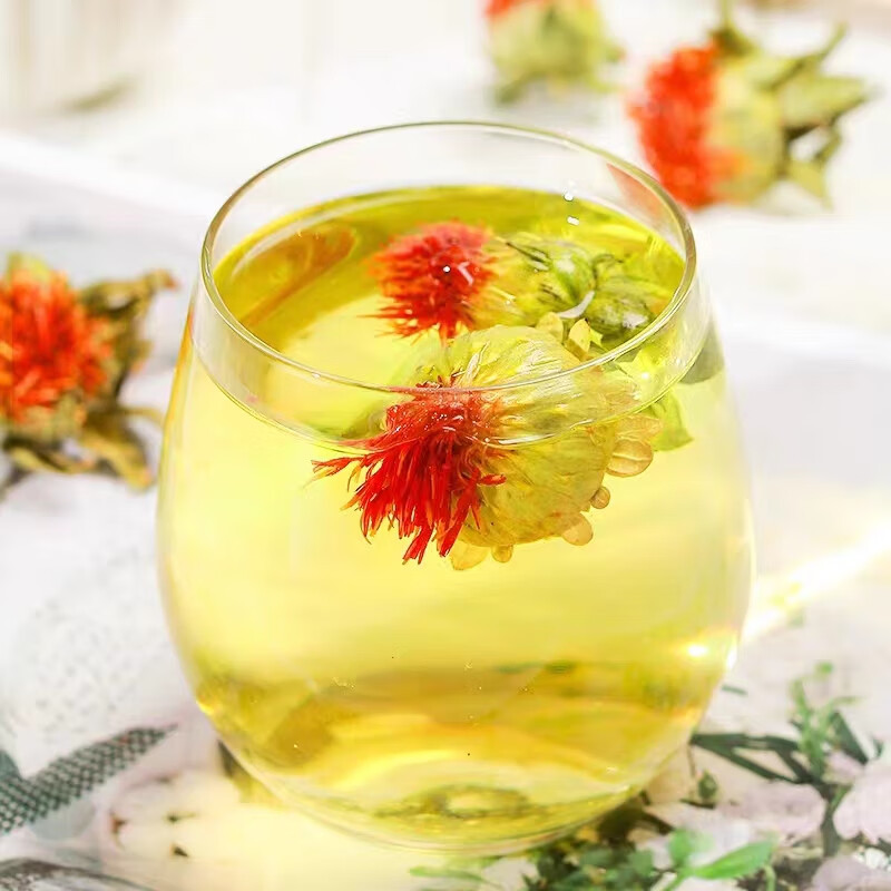 Tibetan Safflower Fruit Hong Hua Guo 500g Whole Dried Flowers for Herbal Tea and Infusions details