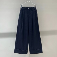 艾**丝女装2025秋季新款时尚百搭宽松显瘦高腰阔腿牛仔裤AR324020