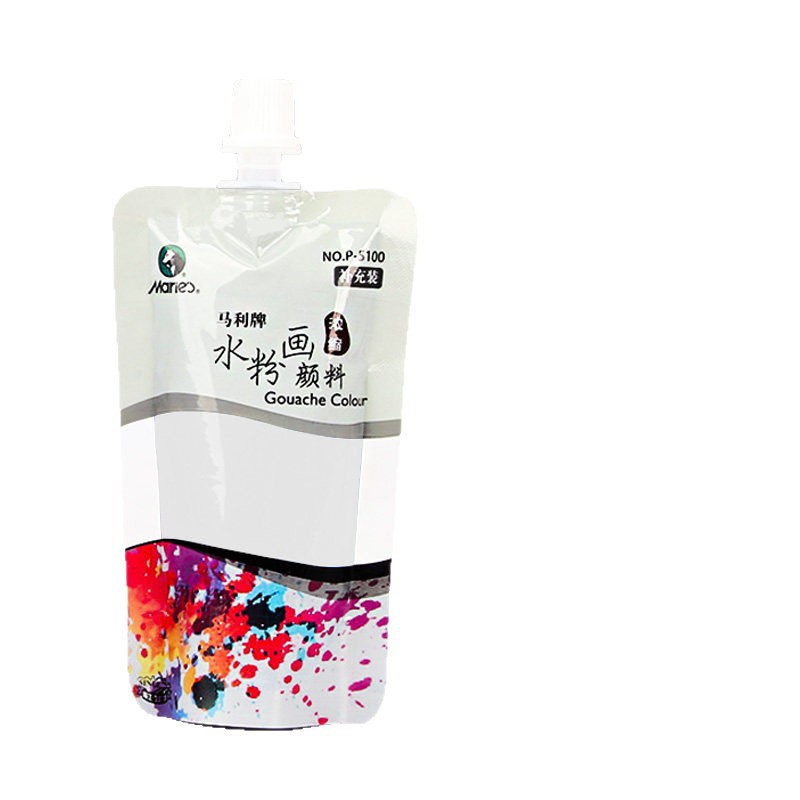 Mali water powder pigment supplement pack 100ml art raw pigment bag color white pigment beginner sup