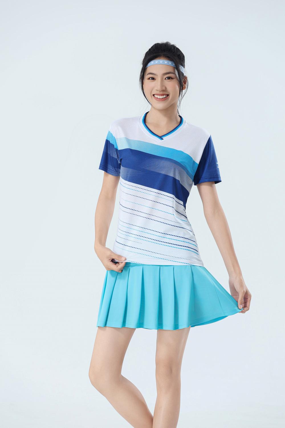 Nuevo set de bádminton transpirable de secado rápido hombre y mujer V-collar chaqueta deportiva para niños adultos con impresión personalizada image 23