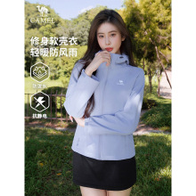 骆驼2025软壳衣情侣新款户外防风徒步登山运动外套休闲夹克上衣秋