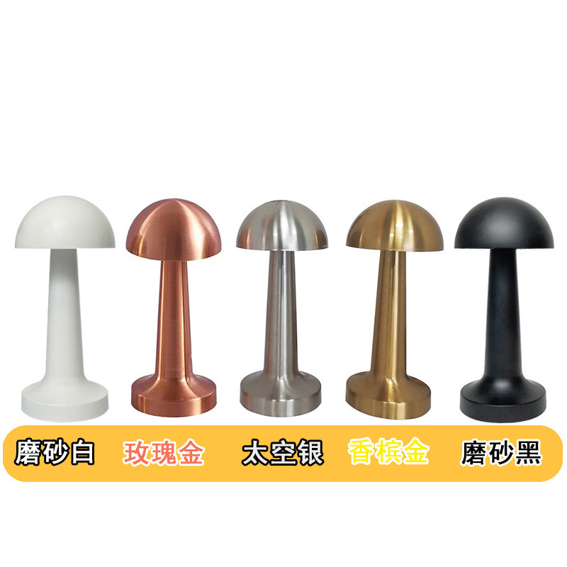 Transfronteriza metal al por mayor retro decoración led lámpara de escritorio nórdica in viento lámpara de dormitorio atmósfera lámpara de noche cabezal de cama