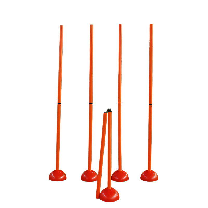 Multifunctional Football Training Sports Marker Poles, Waterproof and Durable, for Soccer and Basketball Physical Training Obstacle Equipment