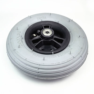 Elektrikli avtomobil şinləri Wheel Assembly 8inch Electric Wheelchair