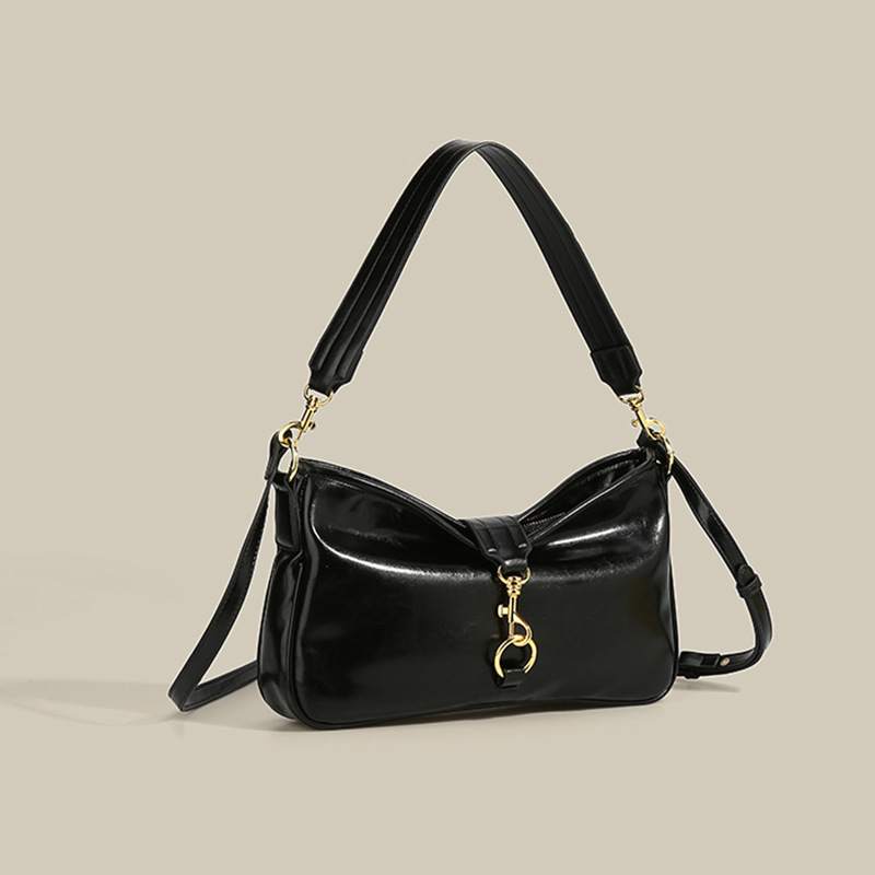 2026 Trendy New Korean Style Versatile Retro Baguette Bag Niche Design High-End Texture Shoulder Underarm Bag - Thumbnail 6