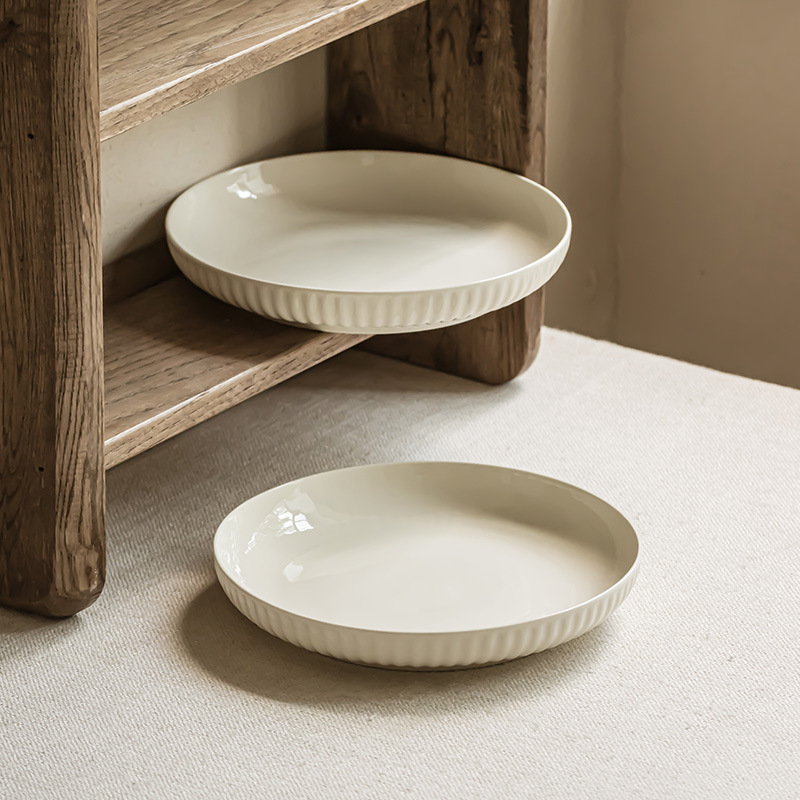 Simple Modern Style Ceramic Plate Western Food Plate Steak Plate Household Tableware Plate Fruit Salah Plate Pasa Plate Simple Modern Style Ceramic Plate Western Food Plate Steak Plate Household Tableware Plate Fruit Salah Plate Pasa Plate