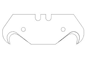 18mmカッターナイフ用替刃、9mmカッターナイフ用替刃、壁紙・紙切り用SK5高炭素鋼台形刃、牛角刃|undefined