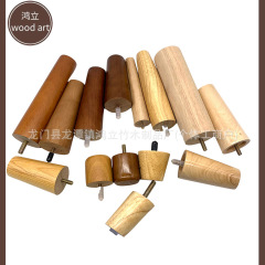 ゴムの木の足は昇降して木の足は木製の家具の部品のソファーの椅子のベッドのキャビネットのお茶の木の足を締め付けます。