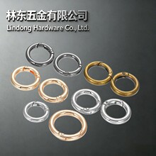强保色diy饰品拼豆挂件弹簧圈圆环扣挂扣钥匙圈钥匙扣环圈弹簧扣