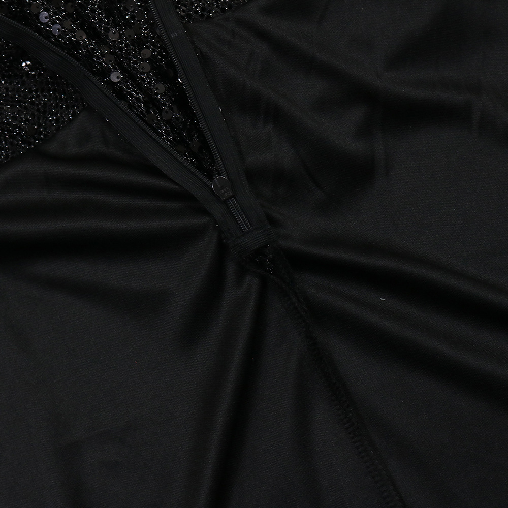Tube Top Sequ Dress Formal Dress See through Hip Dress Women