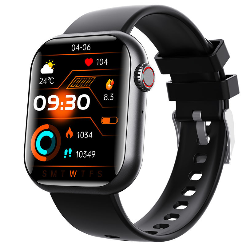 Transfronterizo F108 reloj inteligente deportivo Bluetooth llamada frecuencia cardíaca presión arterial oxígeno termómetro de monitoreo de pulsera de salud