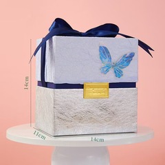 軽い高級ギフトギフトボックス、見栄えの良いバレンタインデーの結婚式のビジネスギフトボックス、花嫁のお返しギフト、お土産包装箱