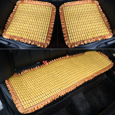 Single Mat Bamboo Block Mat Cooling | Cool pad - beige-lace-oxford-bamboo-three-piece-set