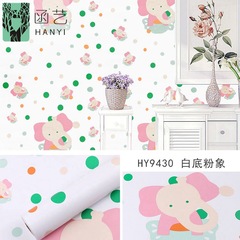 pvc self-adhesive wallpaper cartoon bedroom children's room starry sky background wallpaper self-adhesive wholesale dormitory sticky note waterproof